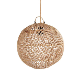 Suspension en rotin naturel diamètre 30 cm