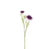 Plante artificielle J-Line en plastique violet profond, vue de face
