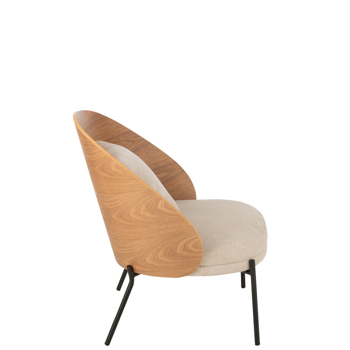 Détail du dossier de la chaise longue J-Line