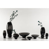 Vue aérienne du bol en verre sur une table