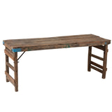 Ambiance chic avec la console J-Line en bois marron