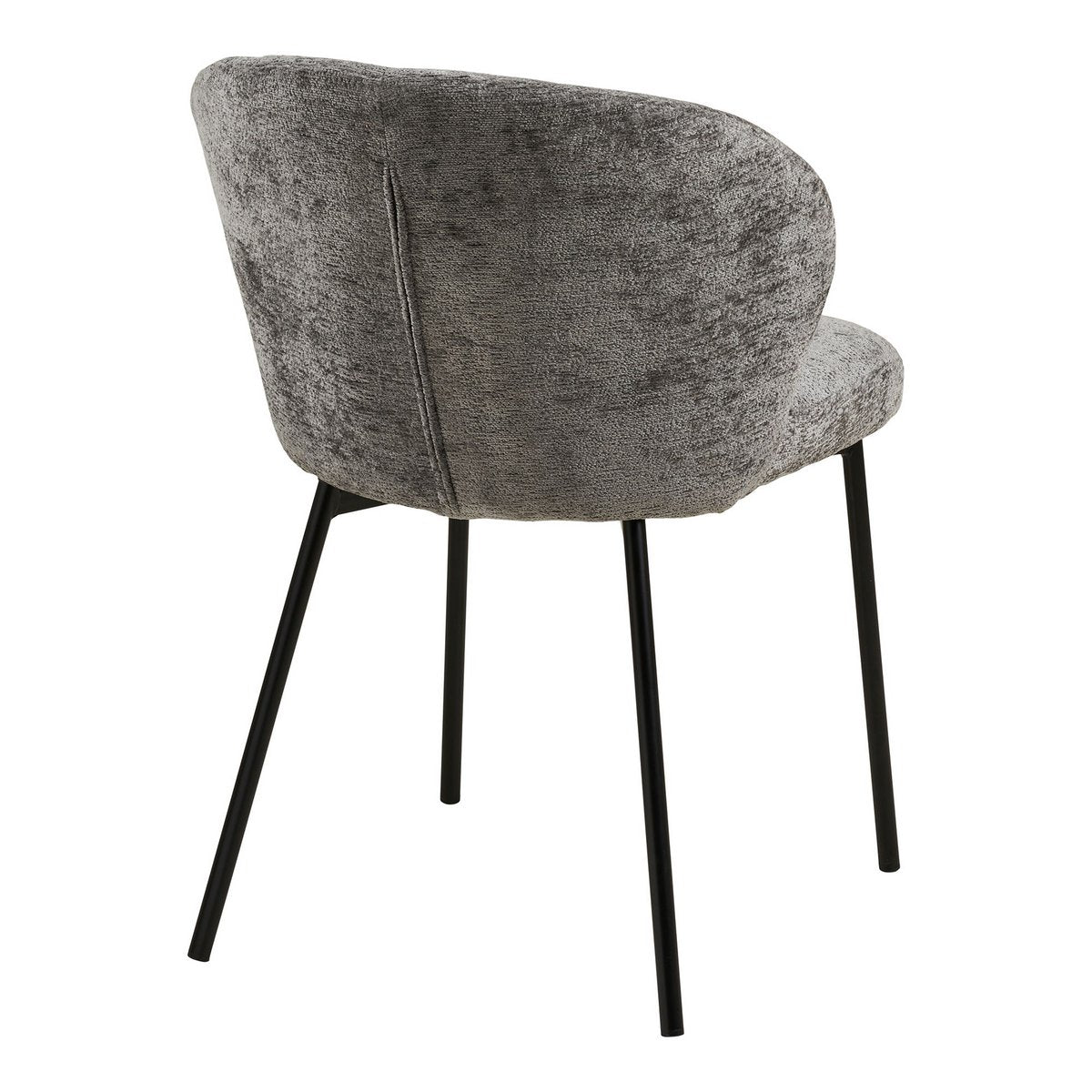 Vue latérale de la chaise Roanne montrant son design épuré