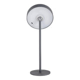 Lampe de batterie LED lampe magnétique "ella" pour l'extérieur et à l'intérieur, en métal et en plastique en gris, 35 cm de haut