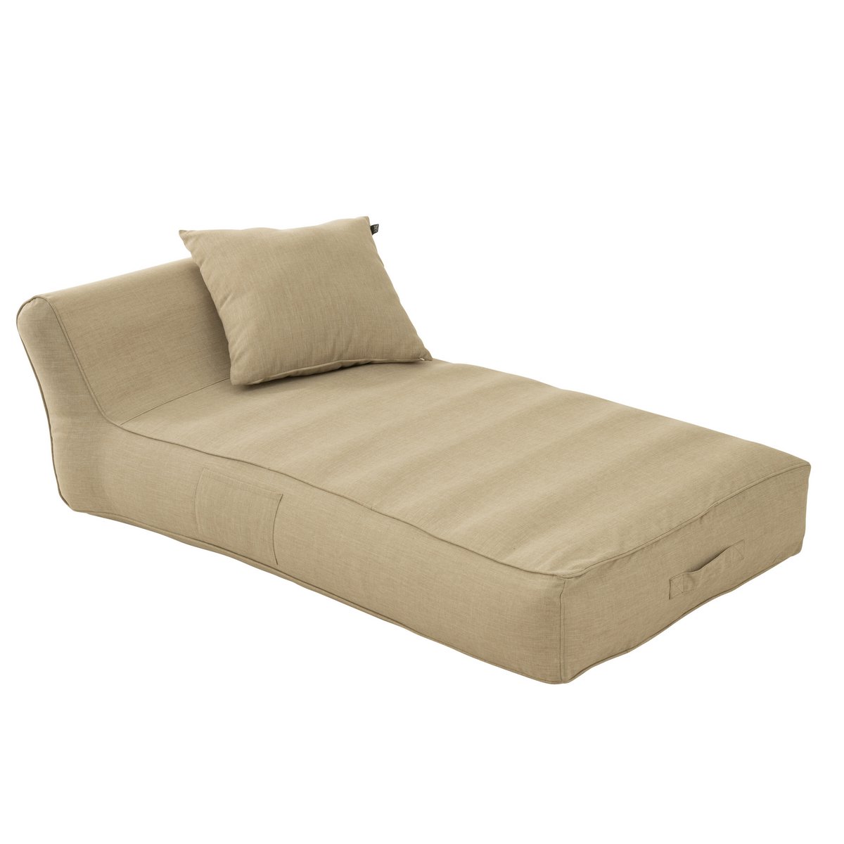 Matelas Hélène Beige avec accessoires de décoration