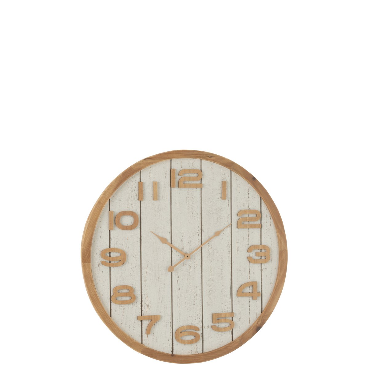 Ambiance intérieure avec l'horloge murale J-Line en bois