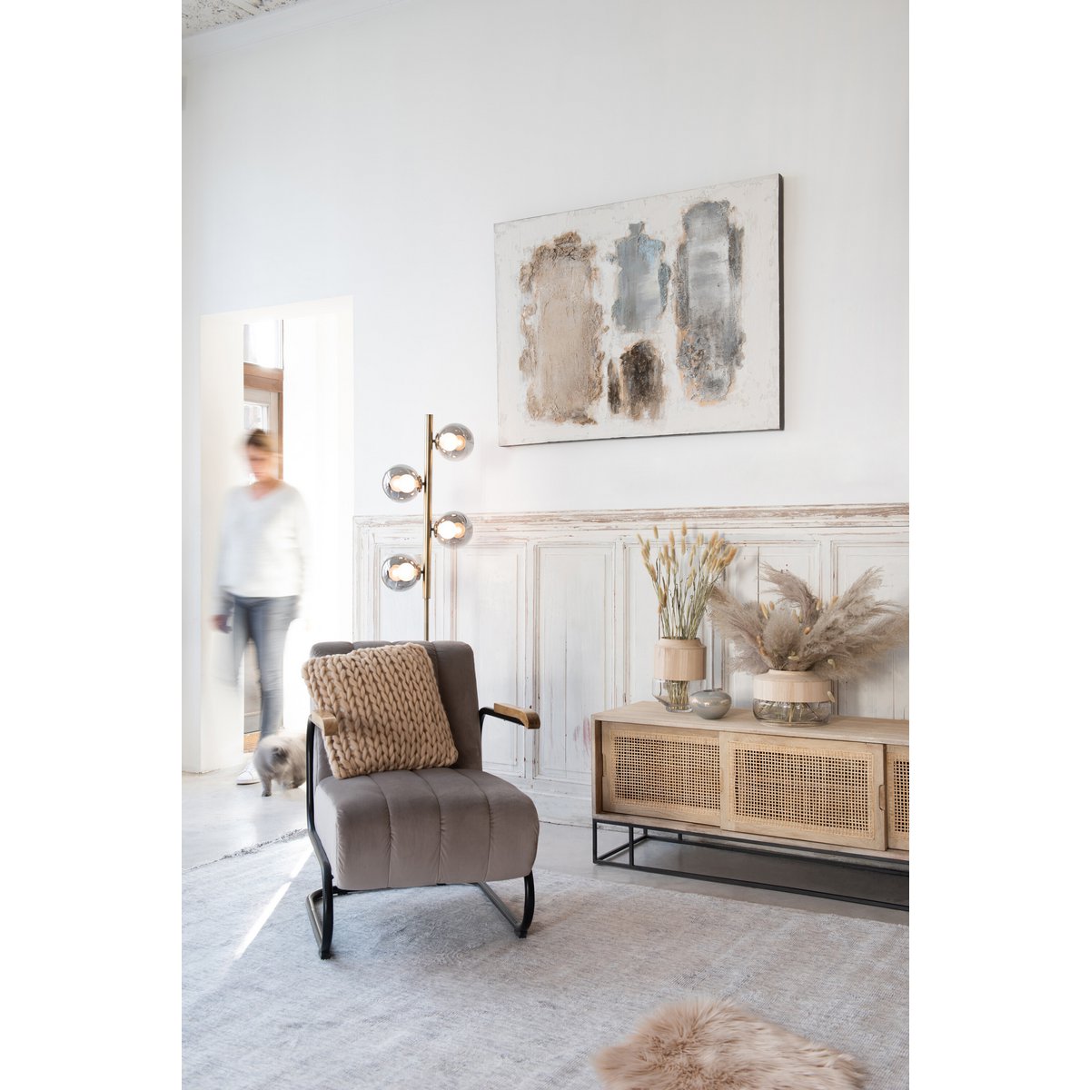 Vase J-Line grand modèle, ambiance moderne