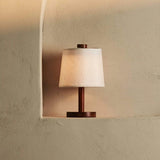 Lampe rechargeable en bois marron marron Rover