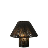 Lampe à poser J-Line - métal/coton - noir - LED