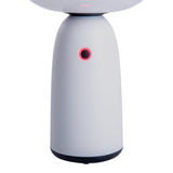 Lampe solaire LED Ada en blanc, design moderne et élégant pour extérieur