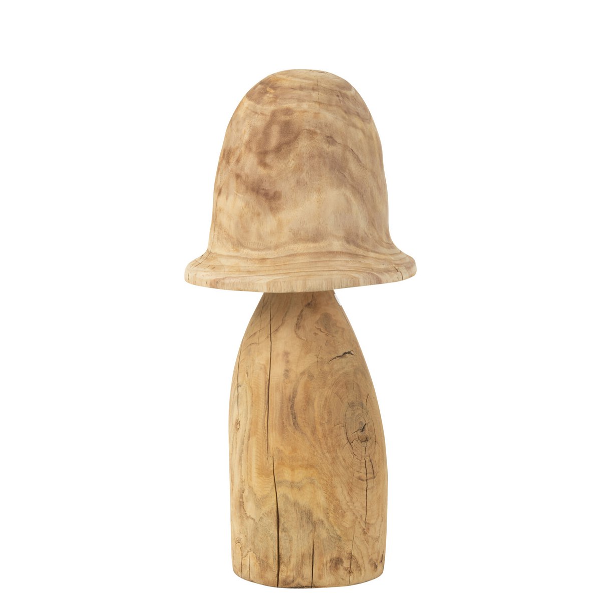 Champignon Cloche Naturel Extra Large de J-Line, vue de face