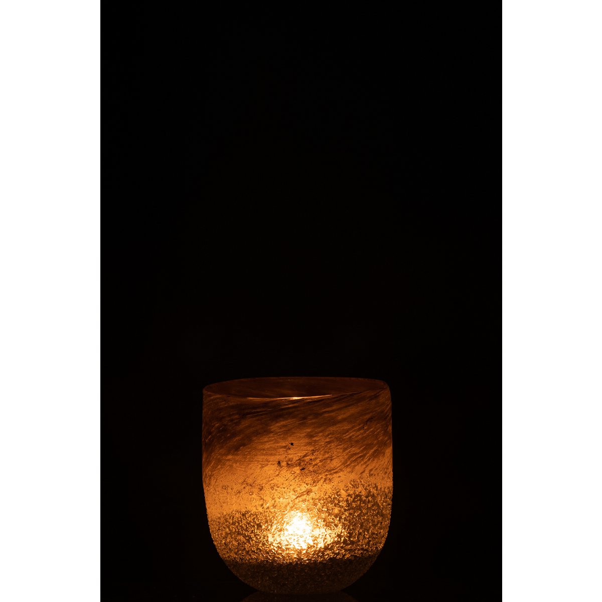 Détail du verre de la lanterne J-Line Scavo