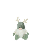 Gnome Antlers J-Line placé dans un salon élégant, ajoutant une touche festive.