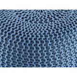 Pouf Premium Ø45 cm Seat tabouret à tricot Pouf à l'intérieur de la terrasse Pool Garden Sustainable
