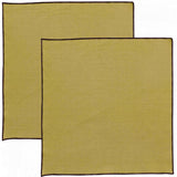 Serviette de table recyclée Grace Kaki 40 x 40