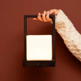 Lampe de table rechargeable Noah marron foncé