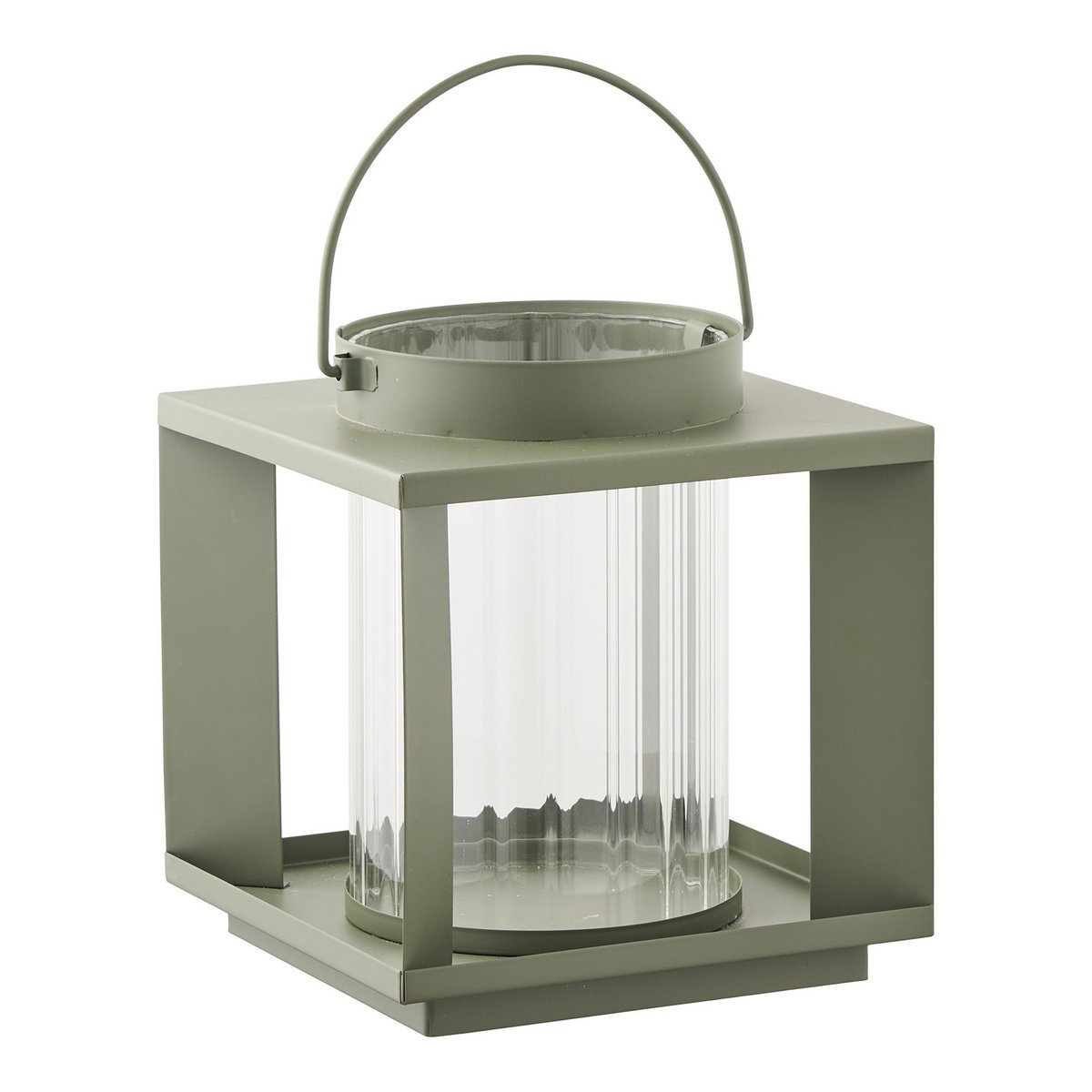 Lanterne Lohals, détail du verre et métal