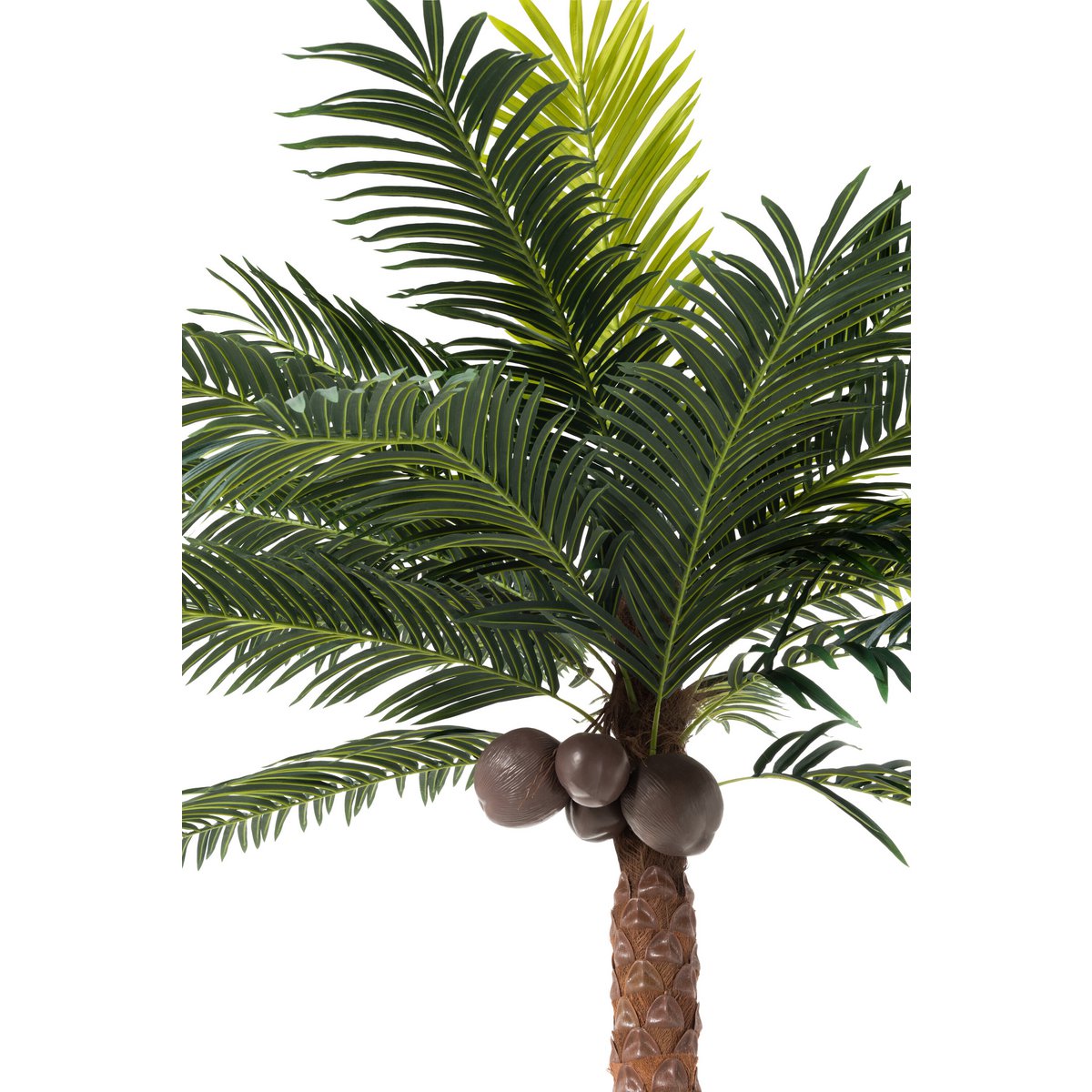 Palmier artificiel J-Line en pot vert, vue complète