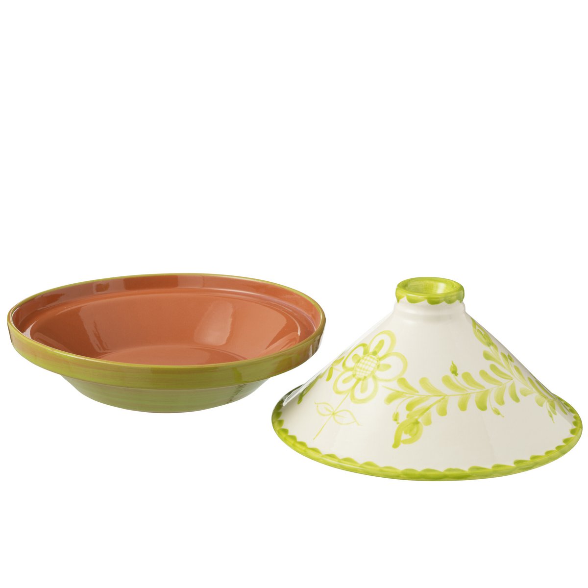 Tajine Grenade J-Line, détail de la céramique artisanale et colorée