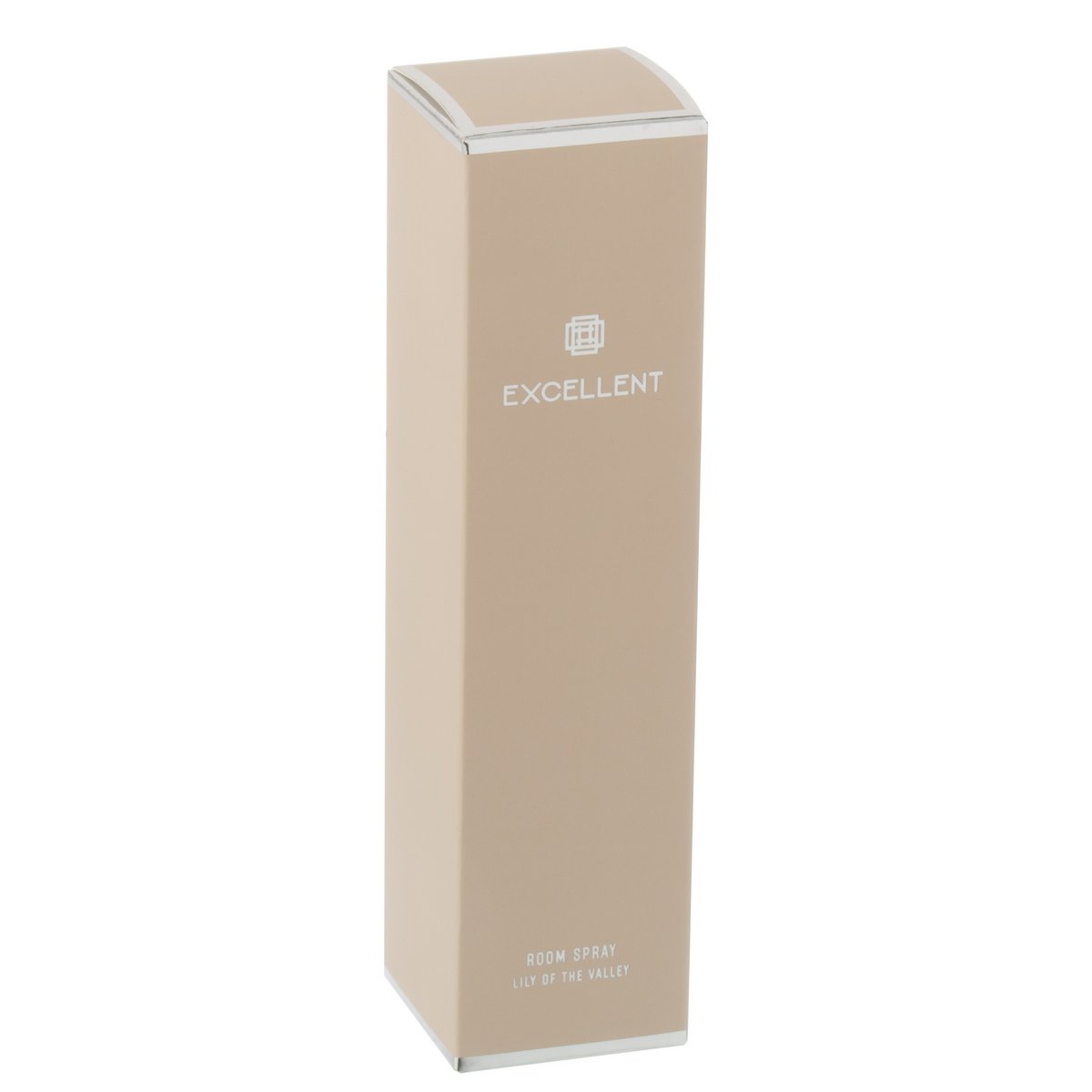 Parfum d'ambiance J-Line en verre beige avec motif muguet