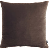 Coussin uni Elise Ébène 45 x 45