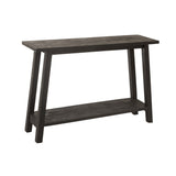 Console J-Line en bois de manguier noir vue de face