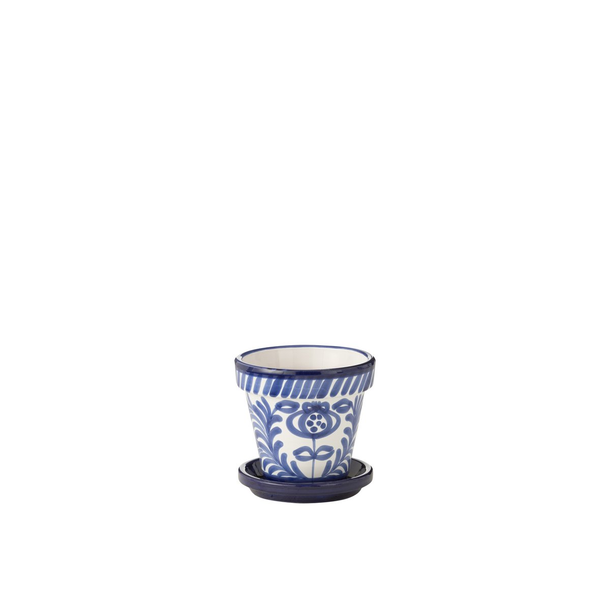 J-Line Flowerpot Grenade, ambiance méditerranéenne avec plantes