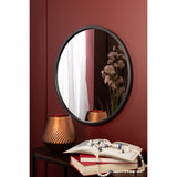 Miroir rond J-Line, ambiance salon moderne
