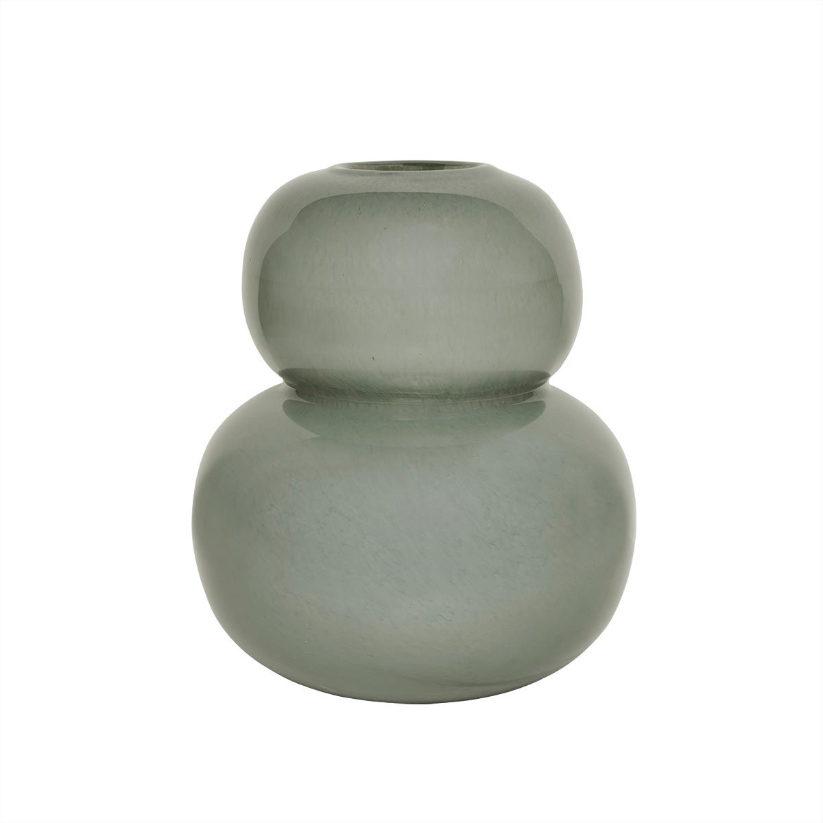 Vase Lasi en verre coloré, forme organique et élégante