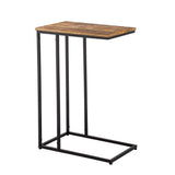 Tableau de la table d'appoint en bois d'ordinateur portable 25x60x40cm