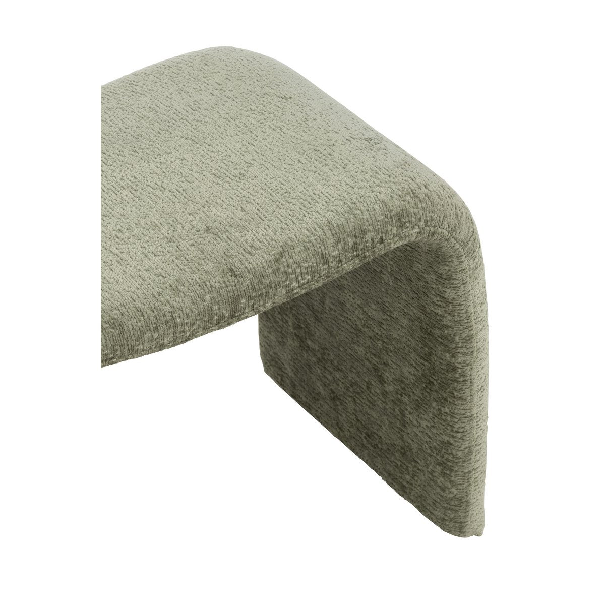 Vue latérale du tabouret N Shape en textile