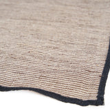 Serviette en Lin The Code - Noir Naturel - 45x45