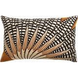 Coussin brodé Ewan Cuivre 40 x 65