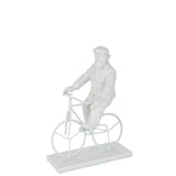 Détail de la décoration Monkey Bicycle J-Line, mettant en valeur le design moderne
