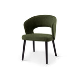 Chaise Fay Castle Line tissu Adore avec pieds ronds en bois