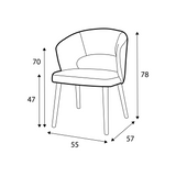 Chaise Fay en ambiance salle à manger