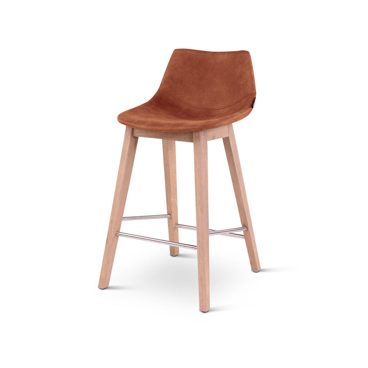 Chaise îlot Hapy avec pieds bois Oak naturel