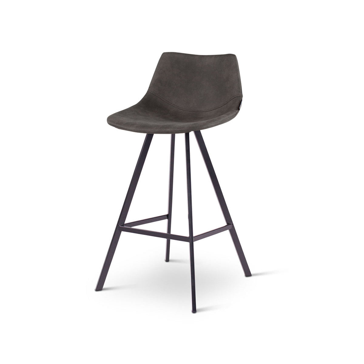 Détail du tissu Dark de la chaise îlot Hapy