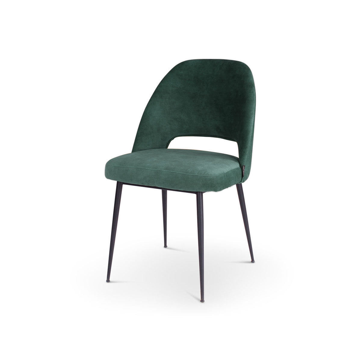 Chaise Joy avec pieds en métal noir