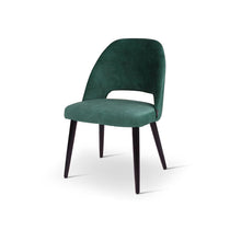 Chaise Joy Castle Line tissu Adore avec pieds ronds en bois