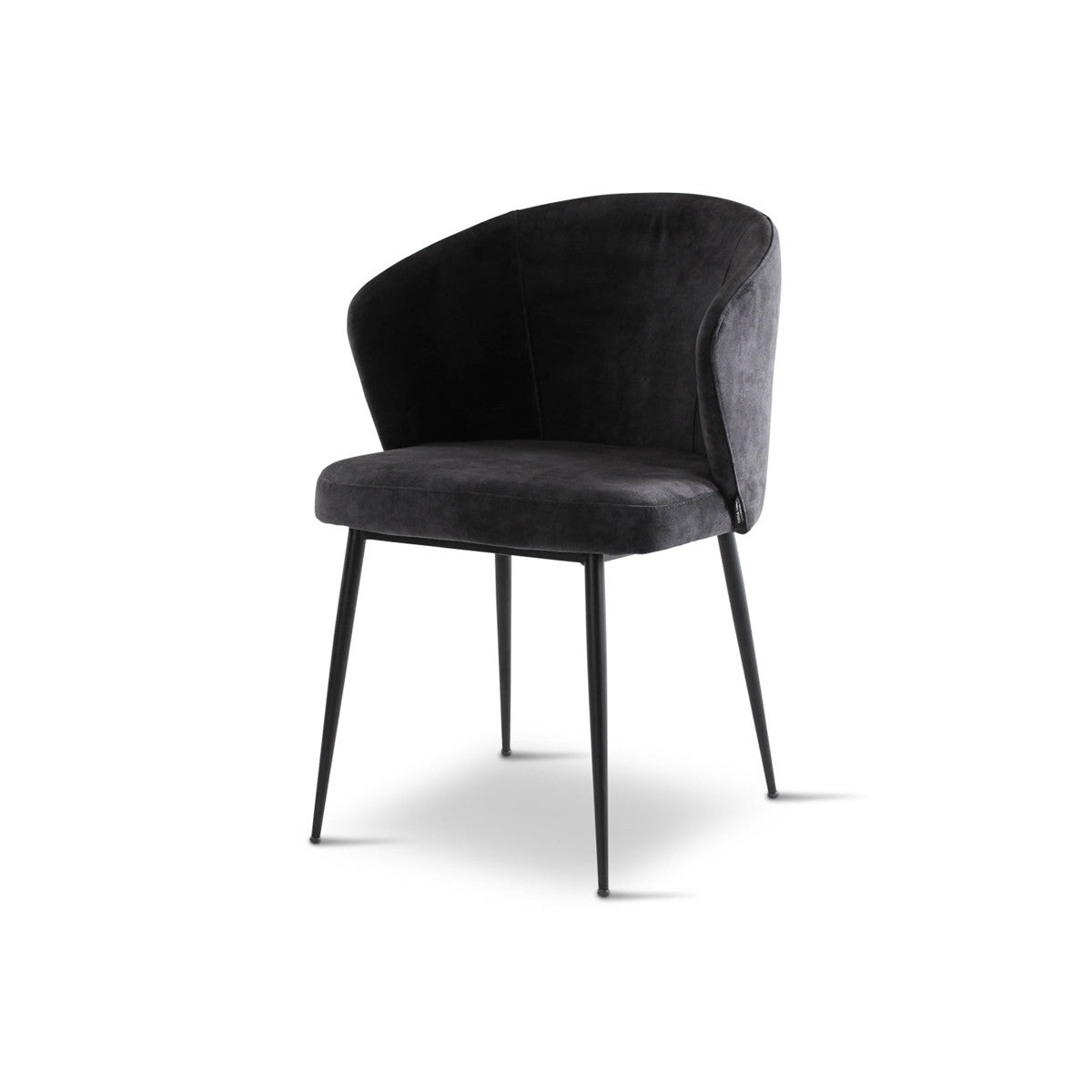 Chaise Lot avec pieds en métal noir