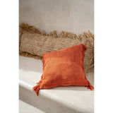 La Housse de Coussin Raphia Rectangulaire - Naturel - 35x100