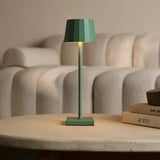 Lampe de table rechargeable verte William Sage