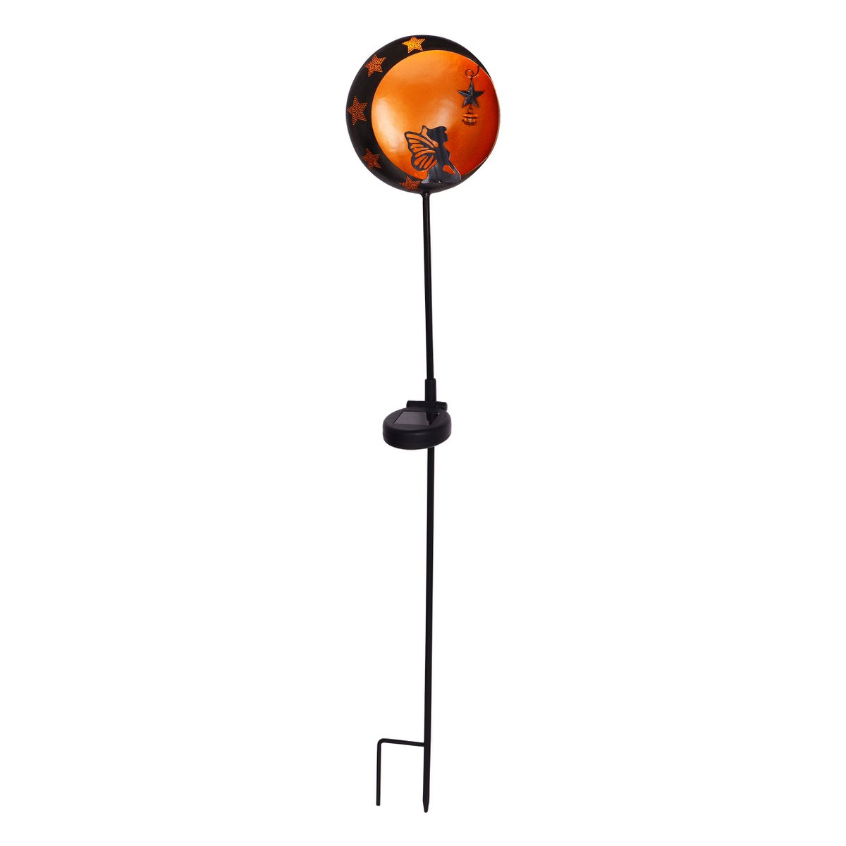 Brochette solaire Elfe en métal et plastique, vue de face