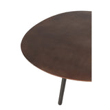 Détail du design industriel de la table basse J-Line Drop