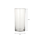 Vase Carly Transparent - Détail du design élégant et moderne