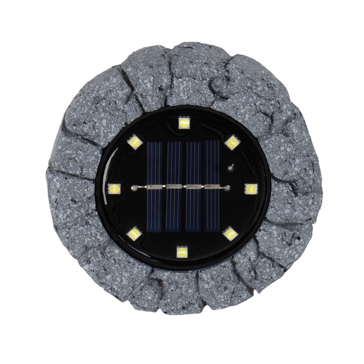 Vue latérale du lampadaire solaire Kian, idéal pour le jardin