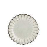 Assiette petit déjeuner Corfou Gris