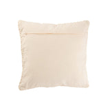 Coussin J-Line Tricot+Tresse Coton Blanc - mise en scène dans un salon scandinave