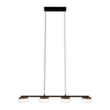 Lampe à pentence LED "CIMO" en métal et en plastique en noir, avec LED intégrée, longueur de 96 cm