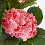 Plante artificielle Hortensia Rose